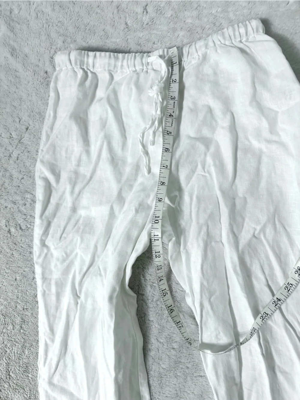 Reformation white linen
